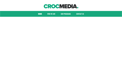 Desktop Screenshot of crocmedia.com.au